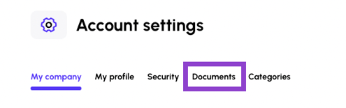 View documents within your Viably Account Settings.