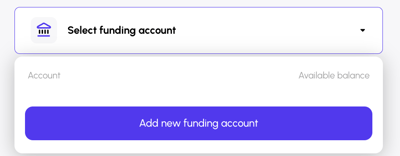 Fund your Viably business bank account with a Plaid-connected business bank or add a new one.